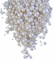 Драже зерновое в глазури ЖЕМЧУГ белоснежный (микс) "ФБ" #254 1,5кг