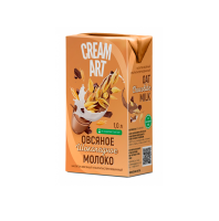 Напиток ультрапастеризованный "CreamArt" овсяный шоколадный "Овсяное шоколадное молоко", 1 л