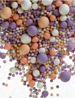 Драже зерновое в глазури ЖЕМЧУГ (белоснежный, сиреневый, оранжевый) матовый #085м 1,5кг