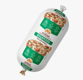 Сыр для пиццы "Моцарелла" мдж 45%, 500 гр. (пленка) ЮКМП (кор/8шт)