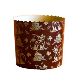 Форма для куличей 70*85, арт.PA7085FOX/2_R "Лиса" (150шт)