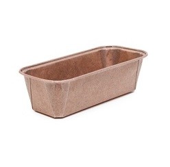 Форма для кексов Plumpy 80*40*40, арт.808040В браун (100 шт) Италия