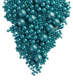 Драже зерновое в глазури ЖЕМЧУГ темная бирюза (микс) "ФБ" #148 ,1,5кг