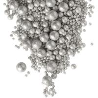 Драже зерновое в глазури БЛЕСК серебро "ФБ" #703 ,1,5кг