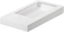 Коробка для шоколадной плитки белая, 180*90*17 мм, арт. 060710