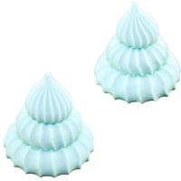 Украшение сахарные фигурки ЁЛОЧКА свет-зелен, 30*45 мм, 54 шт.