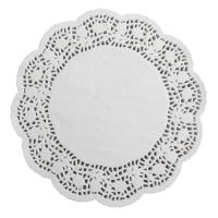 Салфетка Ажурная бумажная белая d=30см (уп=250 шт)