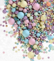 Драже зерновое в глазури ЖЕМЧУГ (голуб,желт,роз,изумруд,сирень) матовый #295м 1,5кг
