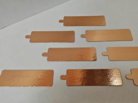 Подложка 40*130 мм с держателем, Золото