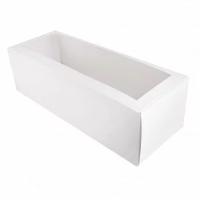 Моноблок с окном под рулет, белый, 260*100*80мм, арт.КУ-00324