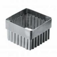 ВЫСЕЧКА квадрат гофр. нерж. без ручки 100мм