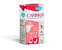 Сливки животные 33% "Чудское озеро",1л