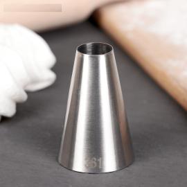 Насадка кондитерская "Трубочка", арт 2957174,d 3,4 см, вых. 1 см, шт