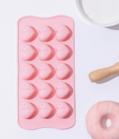 Форма для льда и конд.украш. Доляна "Сердечки", 21*10 см, 15 ячеек, арт.549347, шт