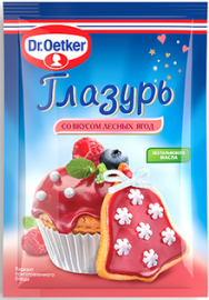 Глазурь со вкусом лесных ягод "DR. BAKERS", 90 гр