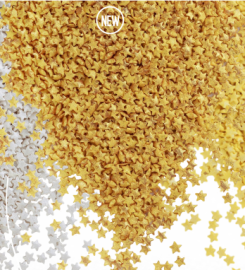 Посыпка сахарная декоративная "Звездочки МИНИ" (золотые) #340/9 (1,5кг)