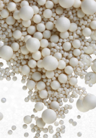 Драже зерновое в глазури ЖЕМЧУГ (белоснежный) матовый #258м, 50 гр (фасовка ИМ)