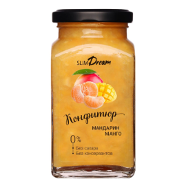 Конфитюр ТМ "Slim Dream" без сахара манго-мандарин, 0,3 кг (4 шт/кор)