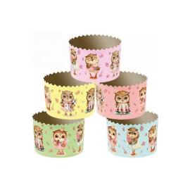 Форма для куличей 90*90 "СОВУШКИ" pmK9090cSOV (125 шт)