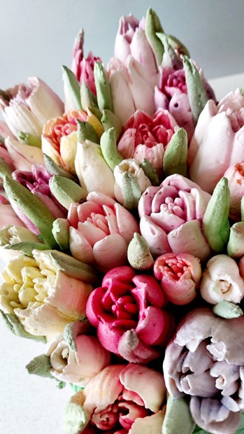 Тюльпаны из зефира Тюльпаны из зефира