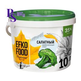 Майонез "EFKO FOOD" 35% professional, Салатный легкий низкокалор., ведро 9,5 кг