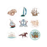 Украшение картинки вафельные "23 Февраля" (30шт, d 145 мм) арт. tp48909