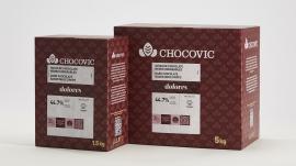 Шоколадная масса темная термост. капли Chocovic Dolores, код CHD-DR-854CHVC-69B, 250 гр (фасовка ИМ)