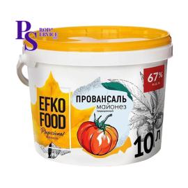 Майонез "EFKO FOOD" 67% professional, универсальный, ведро 9,34 кг/10л