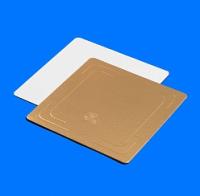 Подложка усиленная золото/жемчуг 260х260 мм, 3,2 мм Pasticciere