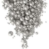 Драже зерновое в глазури БЛЕСК серебро "ФБ" #703 ,100 гр