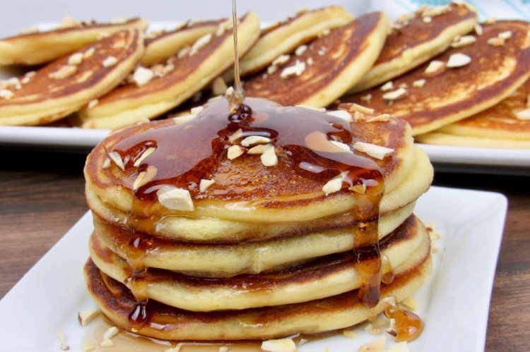 Миндальные панкейки Миндальные панкейки