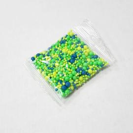 Драже зерновое в глазури НЕОН (Синий,лайм,лимонный) 2-5,6-8 мм ФБ #934 (1,5кг)