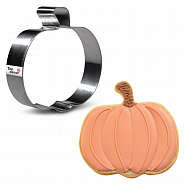 Вырубка для печенья Тыква/Яблоко 103*100 мм, металл, арт. tp84983