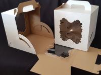 Упаковка 30*30*30 см, 2 окна (Домик)