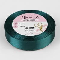 Лента атласная, 20 мм*23 ± 1 м, цвет мурена №153, арт.1218269