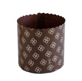 Форма для куличей 125*100, арт.РА125100 RB "КЛЕВЕР" корич. (250шт)