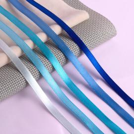 Набор атласных лент, 5 шт, Синий спектр, 6 мм*23 м, арт.2611787