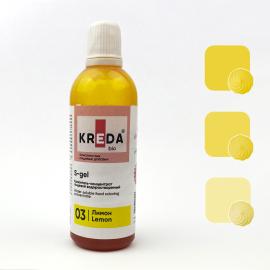 Краситель S-gel 03 гелевый в/р «Лимон», 80 мл (уп/6шт.)