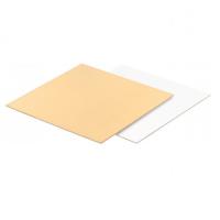 Подложка 23*23 см, h 3,2 мм, лам. зол/жемч, шт