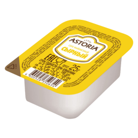 Майонезный соус "Сырный" 42% ТМ "Астория", дип 25 г (125 шт в уп.)
