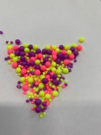 Драже зерновое в глазури НЕОН (лимон,розов,ультрафиолет) 2-5, 6-8 мм "ФБ" #926 (1,5кг)