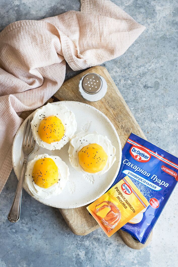 Кексы-глазуньи Кексы-глазуньи