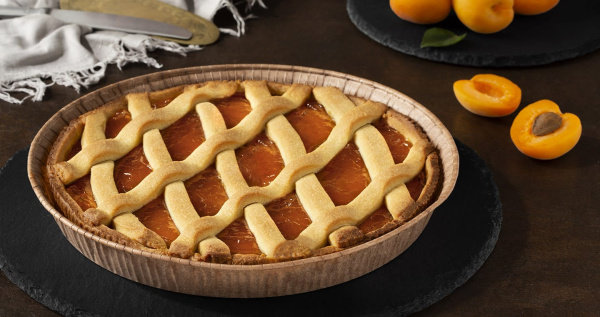 Форма пай-пирог 180*30 круглая коричн, арт.8018030В/1 (150шт) Россия