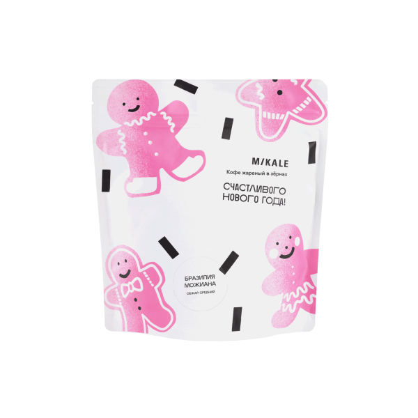 Кофе "Новый год" 200 г Пряник / Бразилия Можиана
