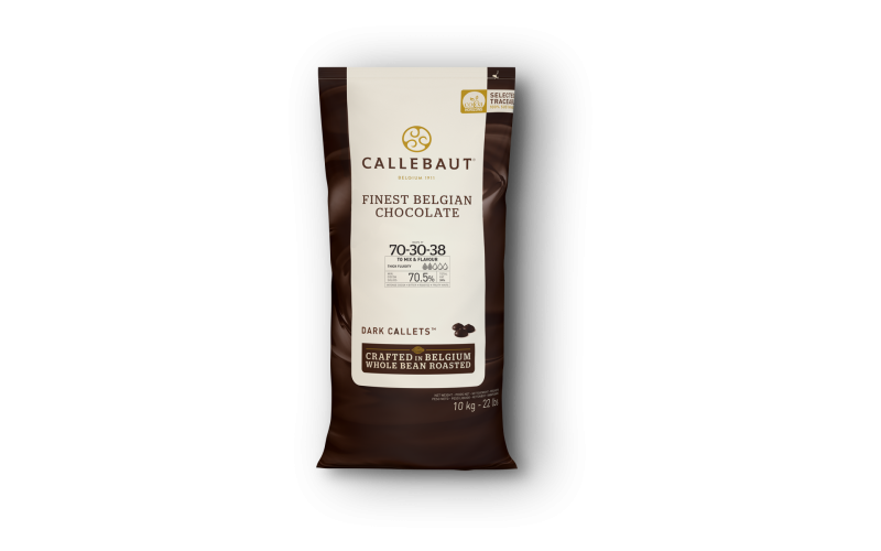 Шоколад темный Callebaut STRONG (70,5% какао) 70-30-38-RT-U71, 500гр (ФАСОВКА ПРОДСЕРВИС)