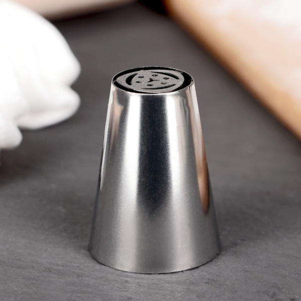 Насадка кондитерская «Тюльпан», d=3 см, выход 1,8 см, нержавеющая сталь, арт.2688074