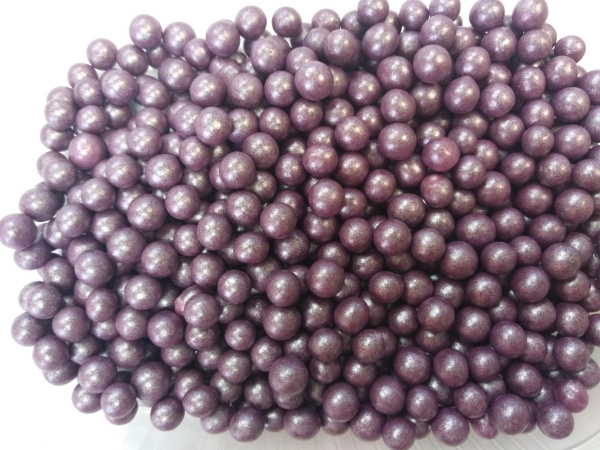 Драже зерновое "ЖЕМЧУГ" 6-8мм сиреневый,1,5кг