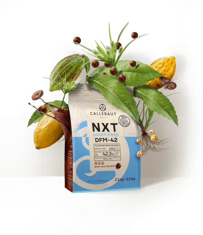 Шоколад темный Callebaut NXT сливочн.вкус (безмолочн, какао 42,3%) CHM-Q42-DFR-01B, 1кг (ФАСОВКА ПС